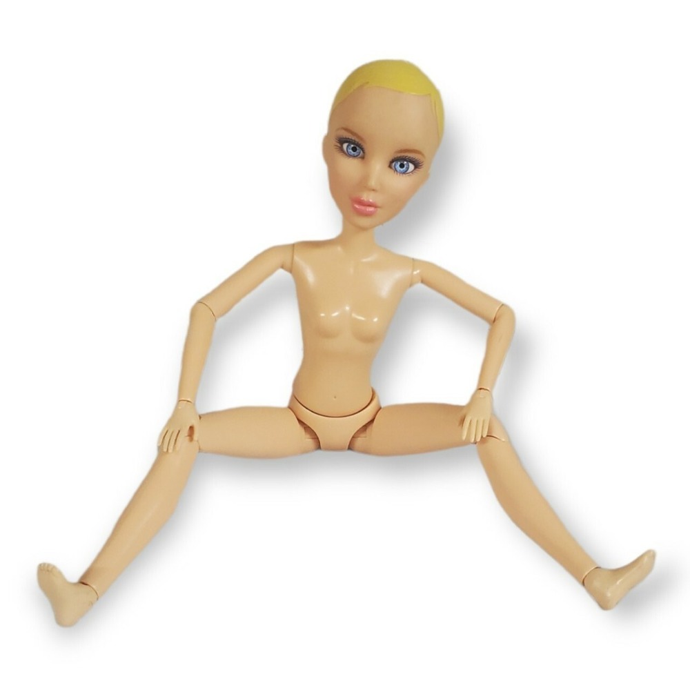 Liv Spin Master 2009 Nude Doll Jointed Articulated 11.5" Blonde Hair Blue Eyes